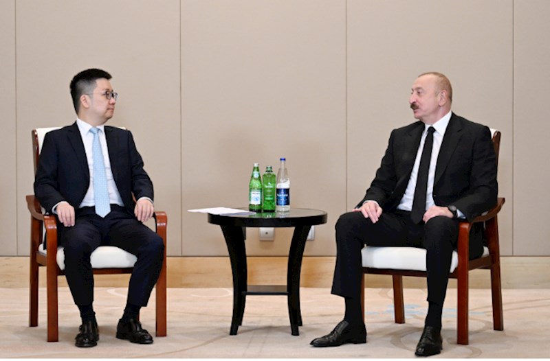 İlham Əliyev Sie İ ilə görüşüb — FOTOLAR
