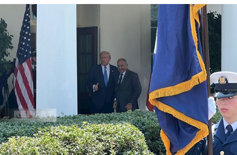 Donald Trampla Nikol Paşinyanın görüşü başlayıb