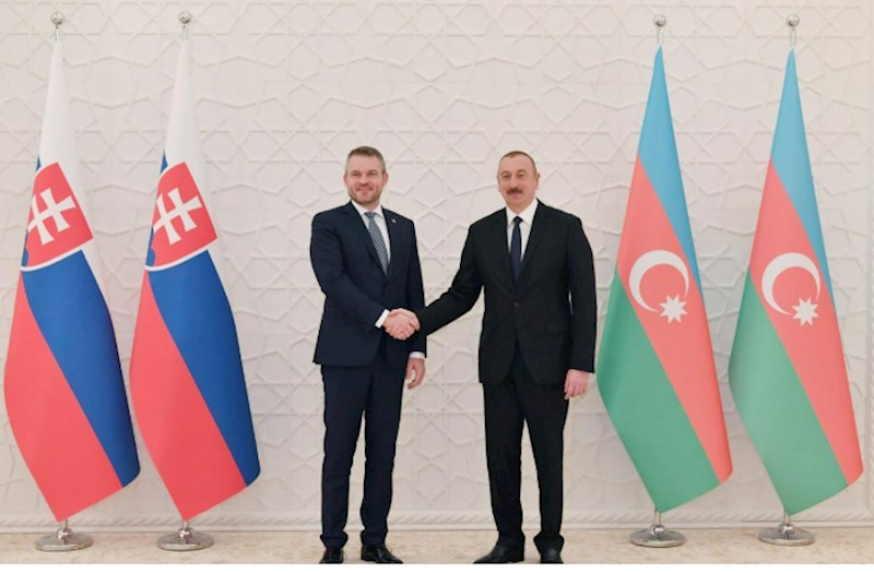 İlham Əliyev Slovakiya Prezidentini təbrik etdi 