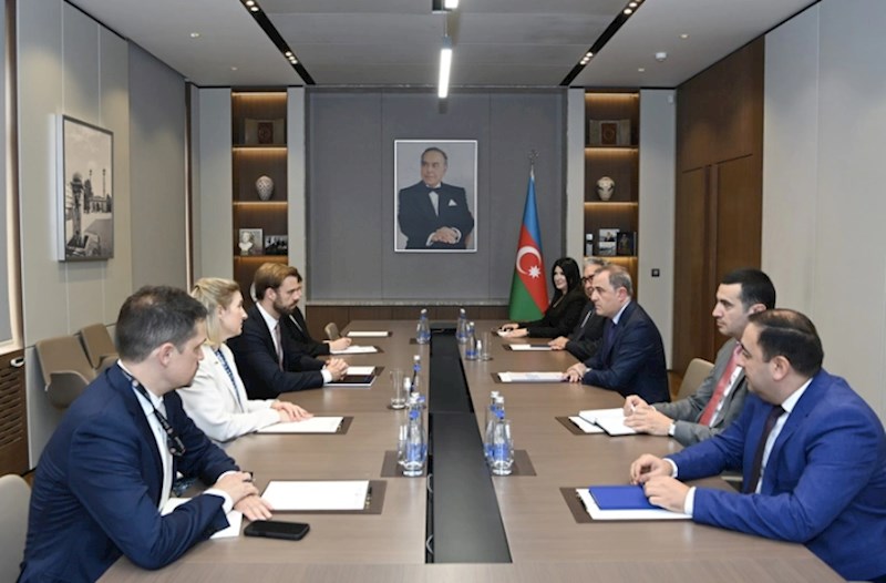 Ceyhun Bayramov ABŞ rəsmisi ilə Azərbaycan-Ermənistan normallaşma prosesini müzakirə edib — FOTOLAR