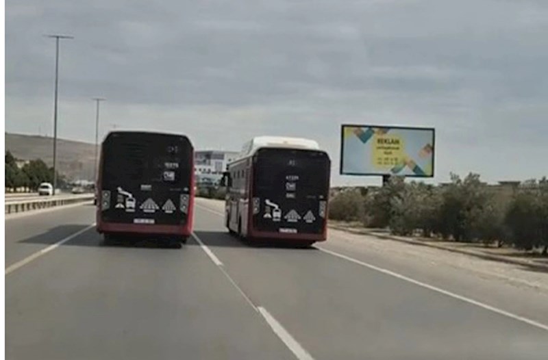 Qaydaları kobudcasına pozan "BakuBus" avtobusları yolda TƏHLÜKƏ SAÇDI — Görüntülər araşdırılır 