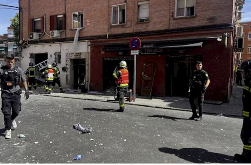 Madriddə partlayış, 20-dən çox yaralı var — FOTOLAR