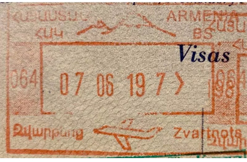 Noyabrın 1-dən Ermənistan viza möhürlərindən Ağrı dağının təsvirini çıxaracaq