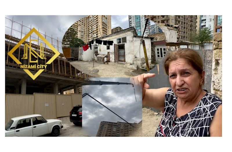 "Nizami City" bizi cana yığıb, başımıza oyun açır": Vətəndaşın evi görün nə hala düşdü — Qalmaqal (VİDEO) 