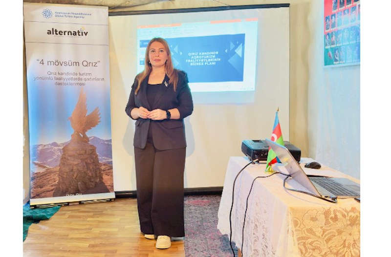 “4 mövsüm Qrız” layihəsi başa çatdı: Biznes planların hazırlanmasına dəstək göstərildi — FOTOLAR