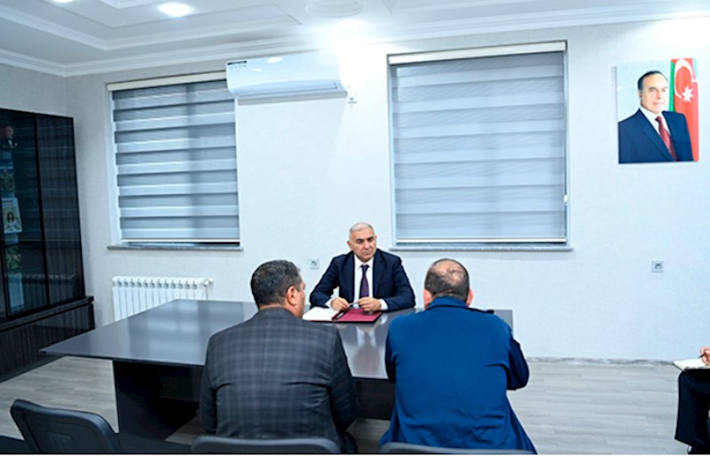 Vüqar Əhmədov Gəncədə vətəndaşları qəbul edib — FOTO 