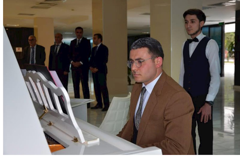 Mingəçevirdə Üzeyir Hacıbəylinin 140 illiyi ilə bağlı təntənəli konsert keçirildi  — VİDEO/FOTOLAR 