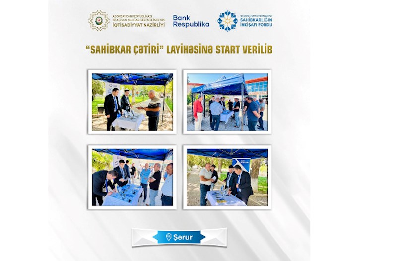 “Bank Respublika”nın dəstəyi ilə Naxçıvanda “Sahibkar çətiri” layihəsinə start verilib — FOTO