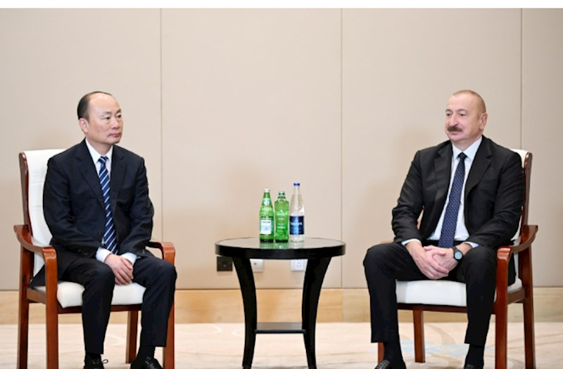 Prezident “China National Chemical Engineering” şirkətinin sədri ilə görüşdü — FOTOLAR 