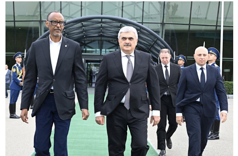 Ruanda Prezidentinin Azərbaycana səfəri başa çatdı