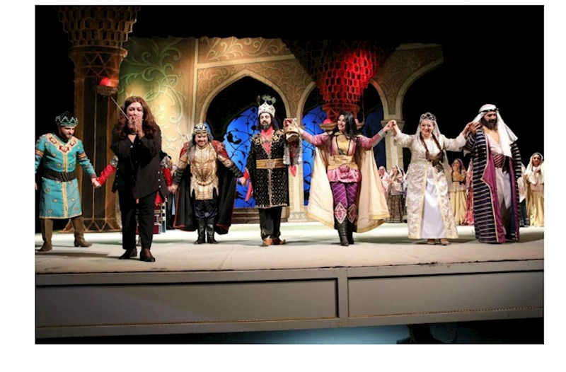 Üzeyir Hacıbəyli festivalı çərçivəsində "Şah İsmayıl" operası nümayiş olunub — FOTOLAR