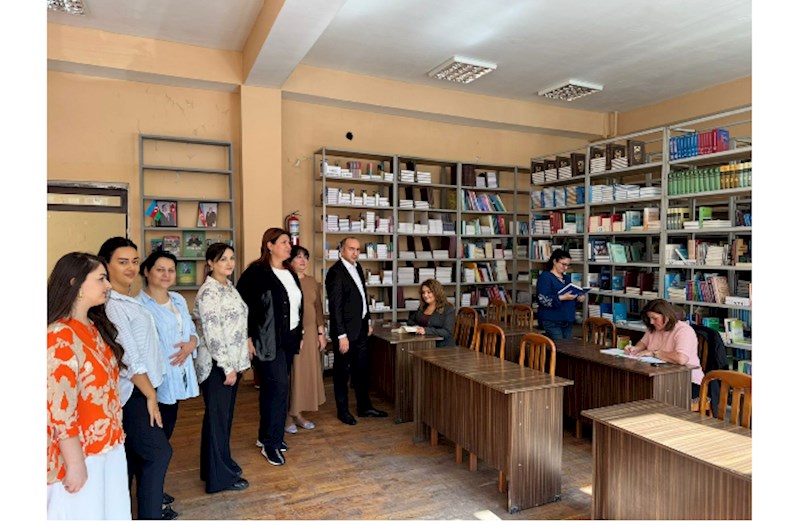 Pedaqoji Universitetdə yeni oxu zalı yaradılıb — FOTOLAR 