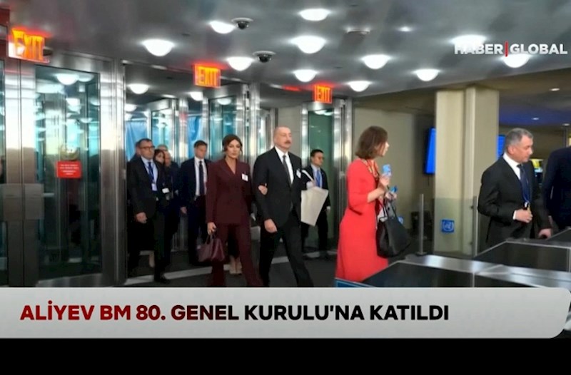 "Haber Global" İlham Əliyevin BMT Baş Assambleyasındakı görüşləri barədə süjet hazırladı — VİDEO