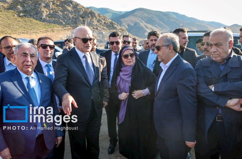 Şahin Mustafayev Araz dəhlizində — FOTO