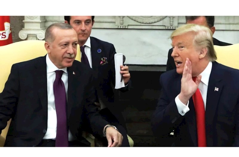 Tramp Ərdoğanla görüşdə Ermənistan-Azərbaycan arasında sülh prosesinə verdiyi töhfələrə toxunub