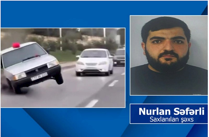 Toy karvanında avtoxuliqanlıq edən sürücü saxlanılıb 