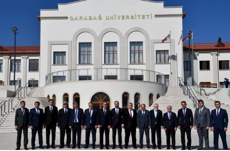 Türkiyə universitetlərinin rektorları Qarabağ Universitetində — FOTOLAR