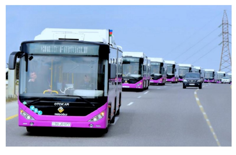 Artım yalnız elektrik və CNG avtobuslara aiddir 
