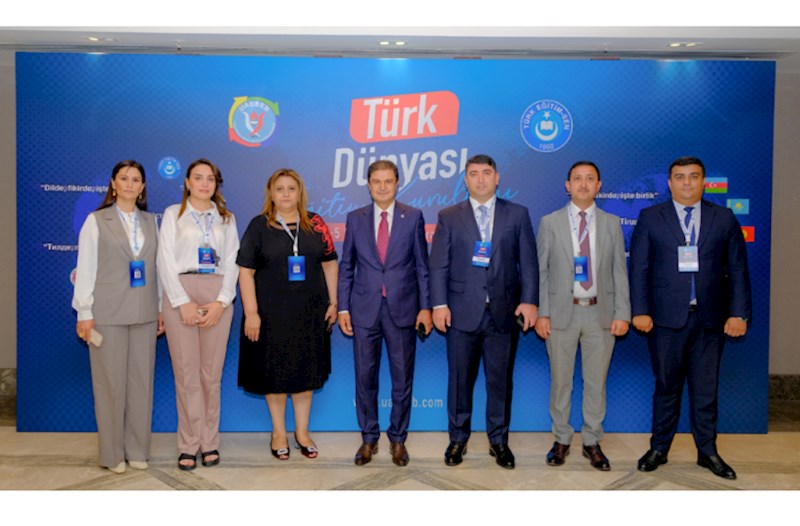 Avrasiya Təhsil İşçiləri Beynəlxalq Həmkarlar İttifaqları Birliyinin (UAESEB) XVII Forumu işə başlayıb — FOTOLAR
