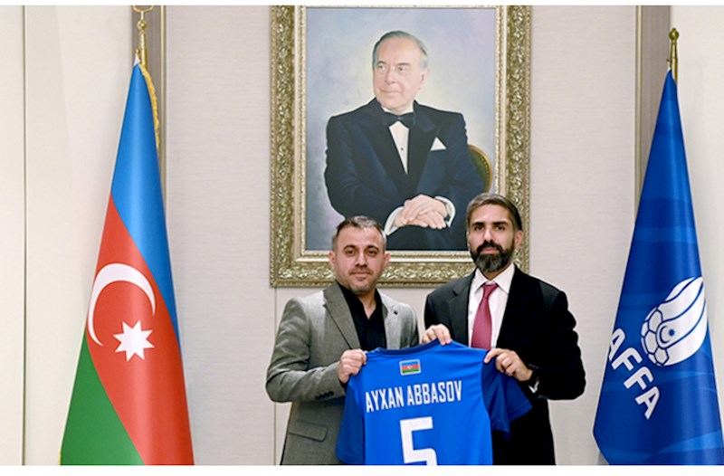 AFFA prezidenti Ayxan Abbasovla görüşdü 