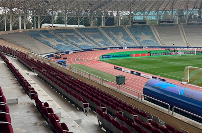 Respublika stadionunda ÇL öncəsi dəyişikliklər — VİDEO/FOTOLAR 
