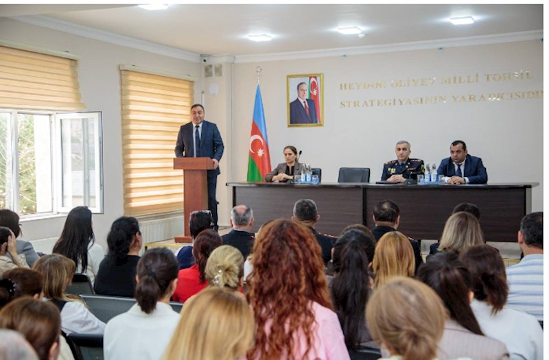 Salyanda zorakılıq hallarının qarşısının alınması ilə bağlı tədbir keçirilib — FOTOLAR