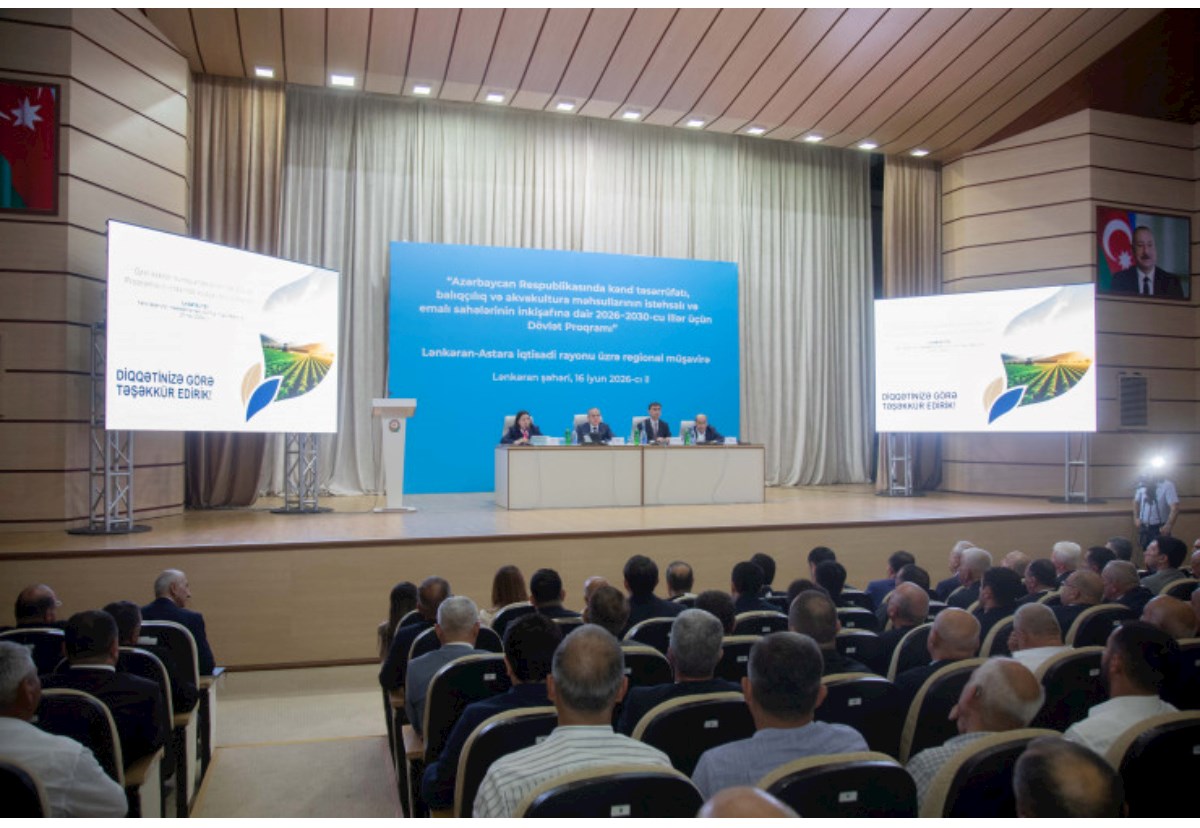 Lənkəranda aqrar sahədə yeni Dövlət Proqramının müzakirəsi ilə bağlı regional müşavirə keçirilib — FOTOLAR