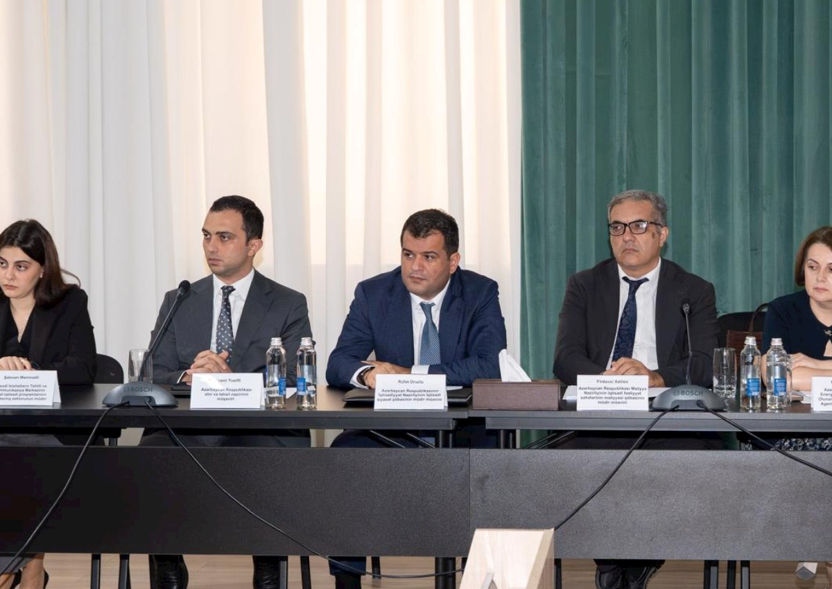 "Ekoloji məsələlər" üzrə işçi qrupun növbəti iclası keçirildi — FOTOLAR