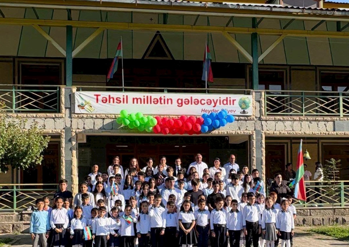 İşğaldan azad edilmiş ərazilərdə 7 məktəbdə ilk dəfə Bilik Günü qeyd edilir — FOTOLAR 