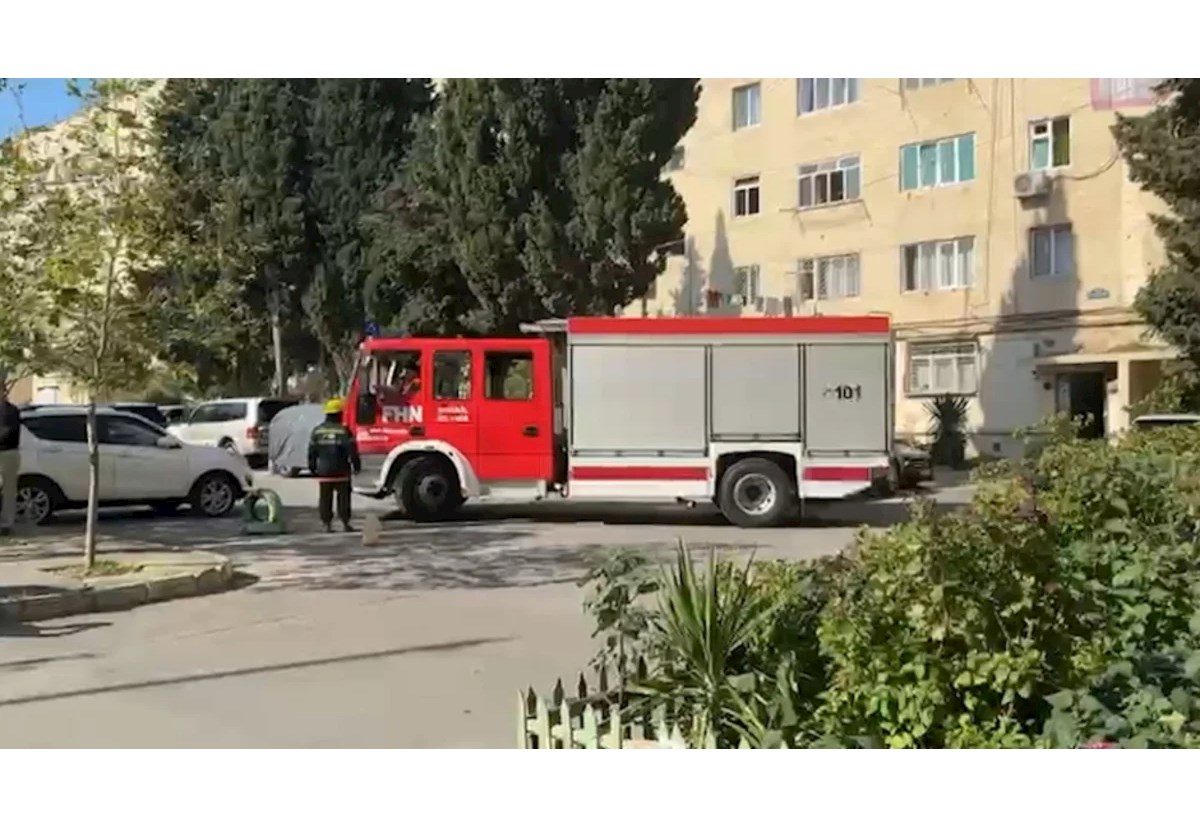 Badamdarda yaşayış binasında partlayış olub, xəsarət alan var — FOTOLAR