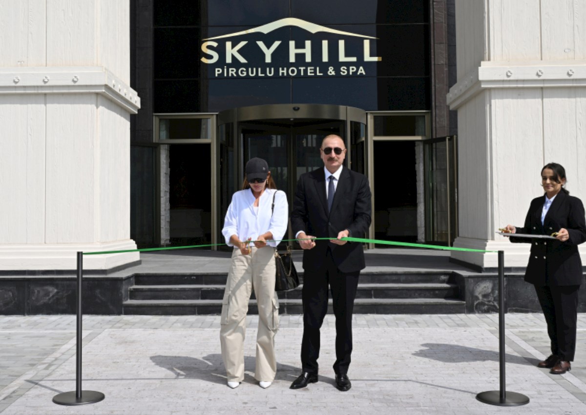İlham Əliyev Şamaxıda "Pirqulu Park" hotelinin açılışını edib — FOTOLAR (YENİLƏNİB)
