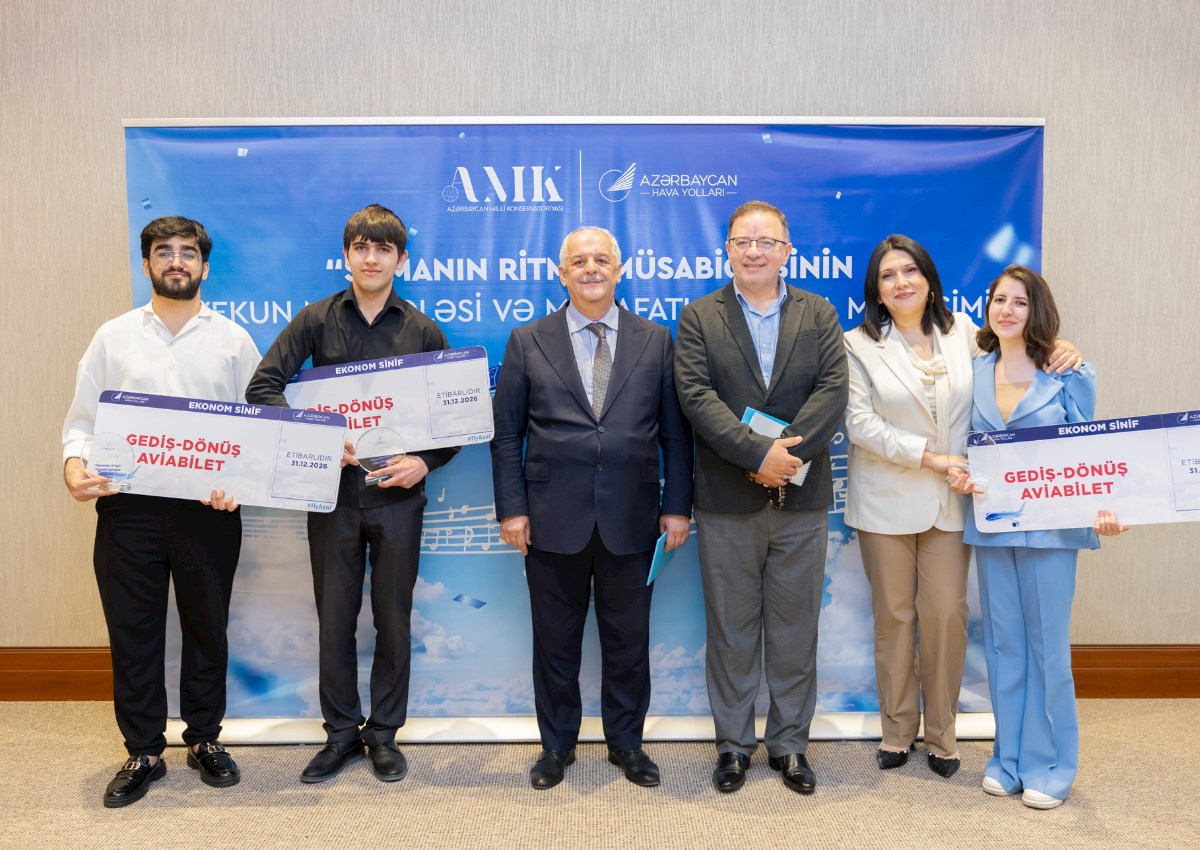 Azərbaycan Hava Yolları və Milli Konservatoriya Milli Musiqi Gününə həsr olunan müsabiqə keçirib 