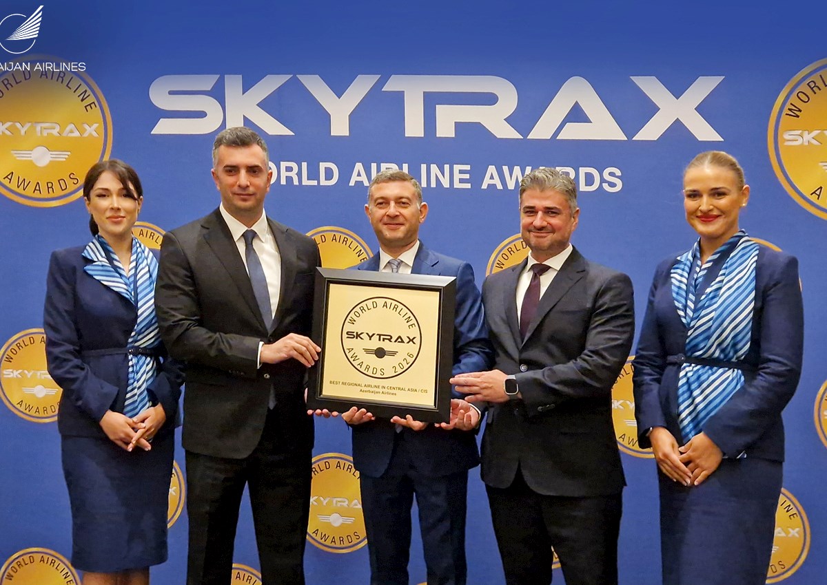 Azərbaycan Hava Yolları “Mərkəzi Asiya və MDB-nin ən yaxşı regional aviaşirkəti” adına layiq görülüb 