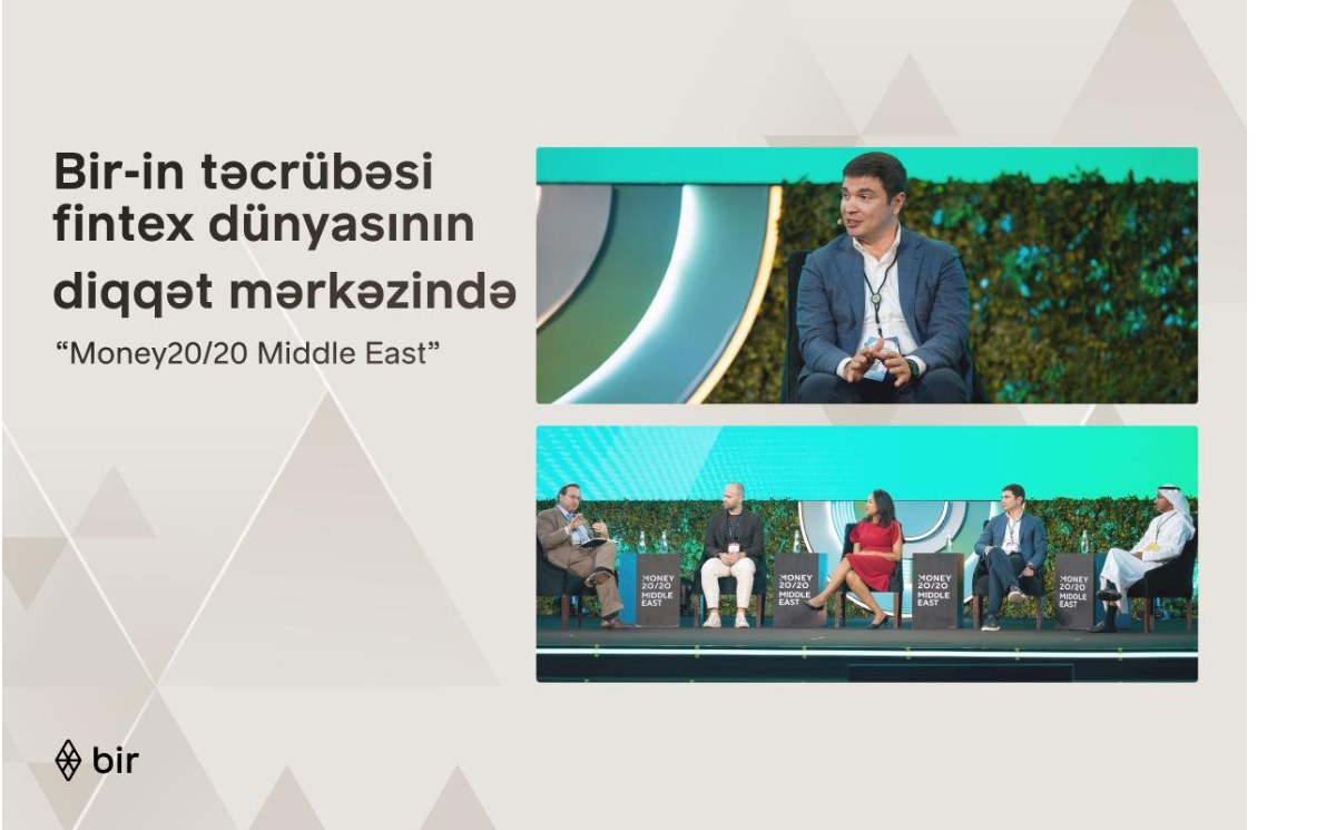 Bir Azərbaycanın rəqəmsal transformasiya təcrübəsini Ər-Riyadda “Money20/20 Middle East” tədbirində təqdim edib