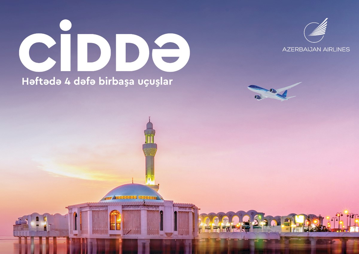 Azərbaycan Hava Yolları Ciddəyə müntəzəm uçuşları bərpa edir