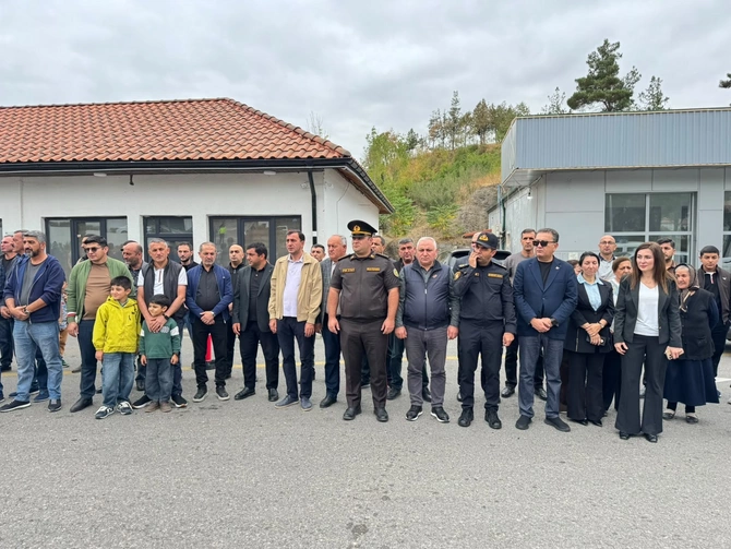 Laçında da şəhidlərin xatirəsi yad edildi - FOTOLAR