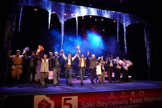 V Şəki Beynəlxalq Teatr Festivalı keçirilir - FOTOLAR