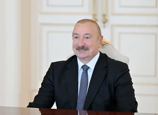 İlham Əliyev FIFA-nın prezidentini qəbul edib - FOTOLAR