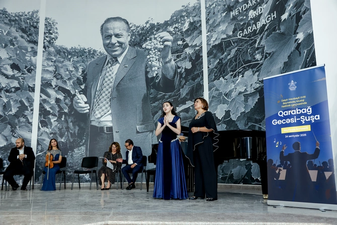 Şuşada Qarabağ Gecəsi xeyriyyə konserti keçirildi - FOTOLAR