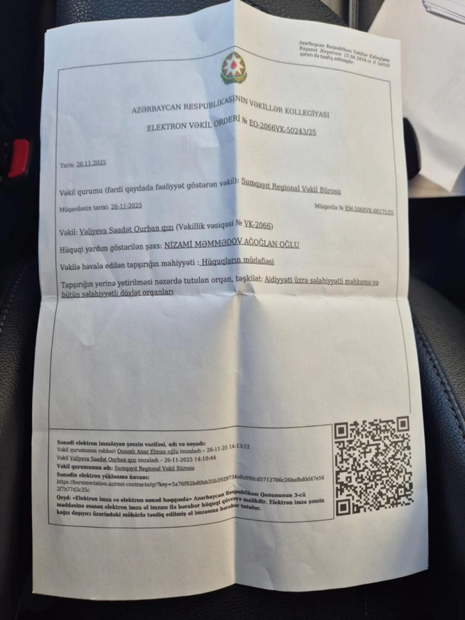 David Seliverstov fırıldağının pərdəarxası - Vəkil Səadət Vəliyeva ilə 90 min dollarlıq məxfi sövdələşmə - FOTOLAR David Seliverstov fırıldağının pərdəarxası - Vəkil Səadət Vəliyeva ilə 90 min dollarlıq məxfi sövdələşmə - FOTOLAR