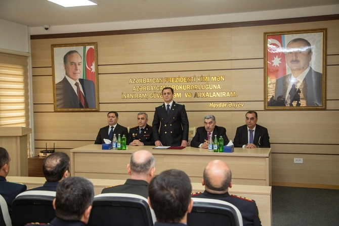Salyanda prokurorluq işçilərinin peşə bayramı keçirildi — FOTOLAR