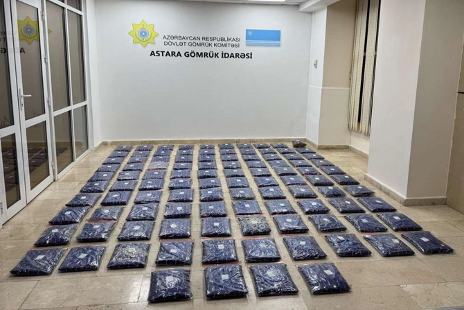 İrandan Rusiyaya şaftalı aparan yük maşınında 52 kq marixuana aşkarlanıb - VİDEO/FOTOLAR