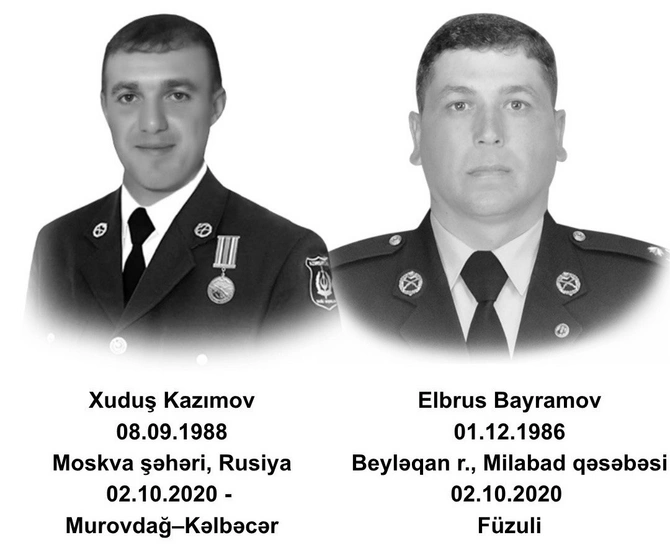 Altı il öncə bu gün – 2 oktyabrda şəhid olmuş qəhrəmanlarımız (FOTOLAR)