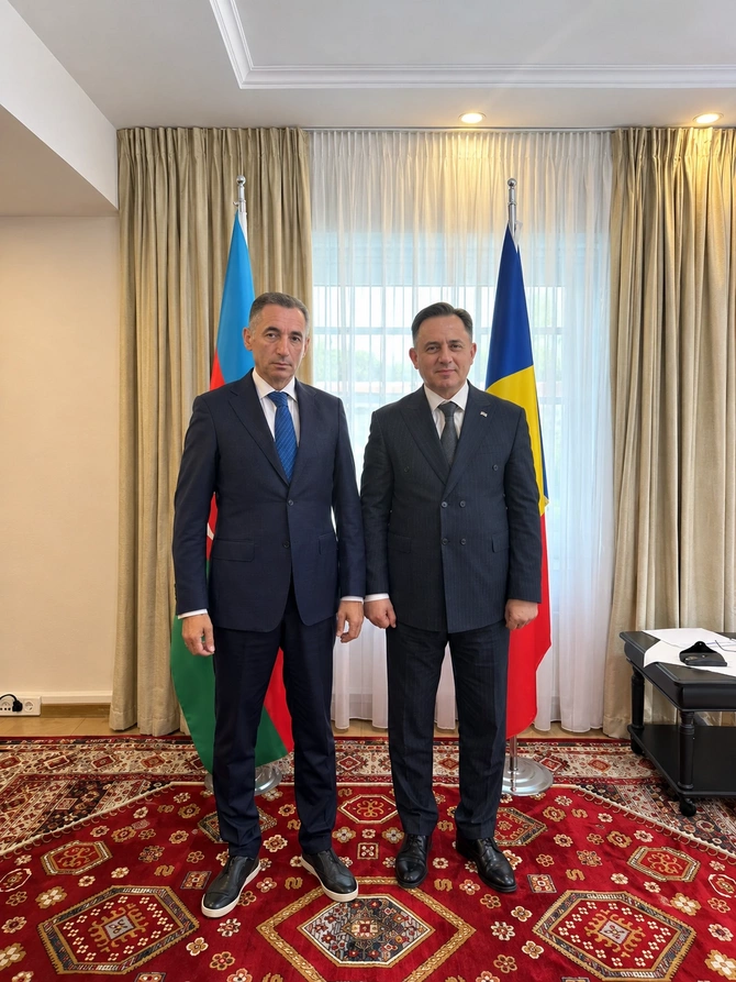 AQC sədri Azərbaycanın Rumıniyadakı səfiri ilə görüşüb – FOTO