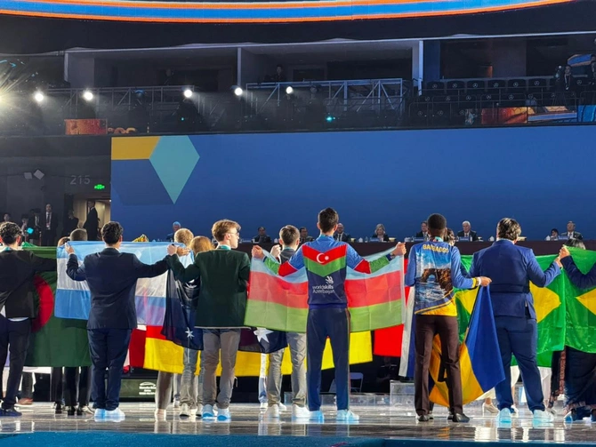 Azərbaycan WorldSkillsdə ikinci Medal of Excellence uğurunu əldə edib - FOTOLAR Azərbaycan WorldSkillsdə ikinci Medal of Excellence uğurunu əldə edib - FOTOLAR