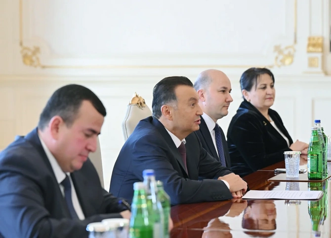 İlham Əliyev Tacikistanın Baş nazirini qəbul edib - FOTOLAR İlham Əliyev Tacikistanın Baş nazirini qəbul edib - FOTOLAR