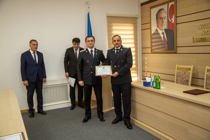 Salyanda prokurorluq işçilərinin peşə bayramı keçirildi — FOTOLAR