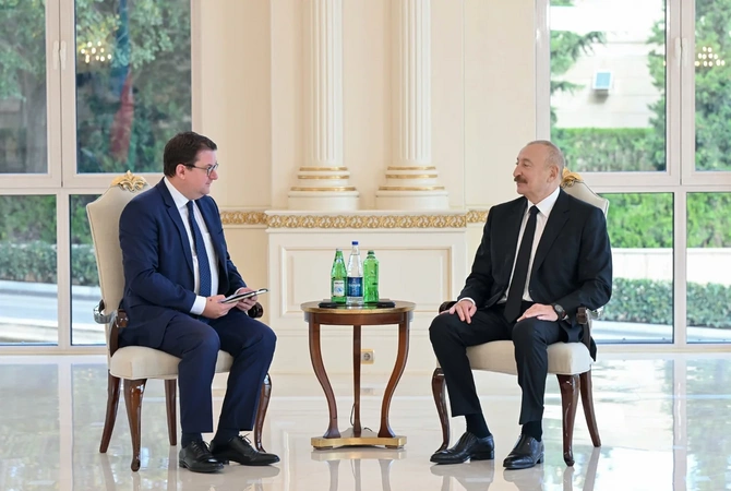 İlham Əliyev Avstriyanın Azərbaycanda yeni səfirini qəbul edib - FOTOLAR