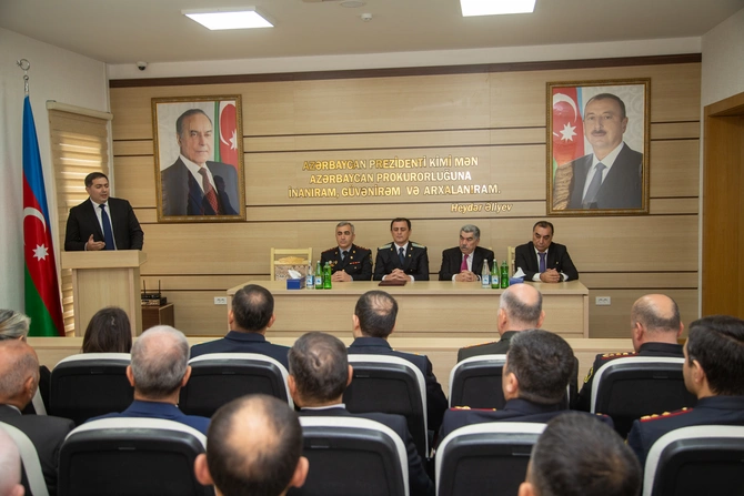 Salyanda prokurorluq işçilərinin peşə bayramı keçirildi — FOTOLAR