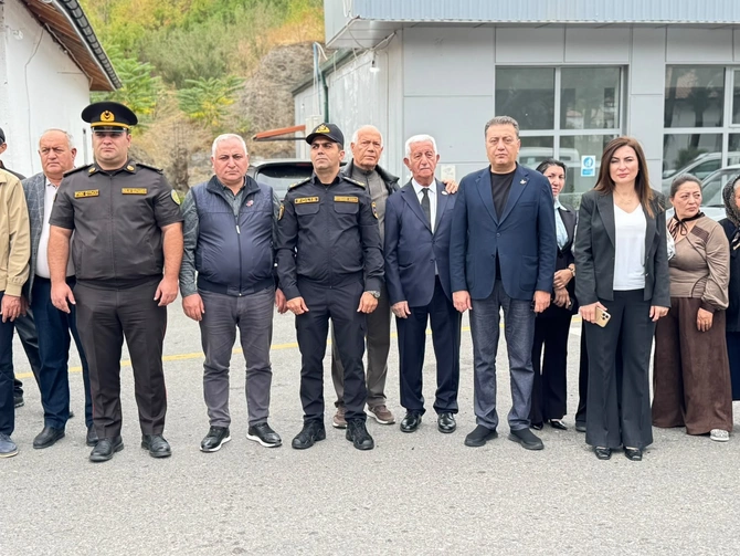 Laçında da şəhidlərin xatirəsi yad edildi - FOTOLAR